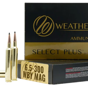 Weatherby F653130SCO Select Plus 6.5-300WthbyMag 130gr Swift Scirocco II 20 Per Box/10 Case