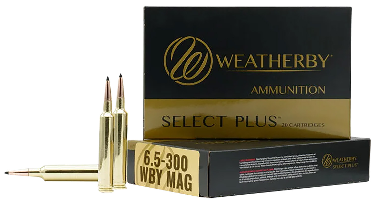 Weatherby F653130SCO Select Plus 6.5-300WthbyMag 130gr Swift Scirocco II 20 Per Box/10 Case