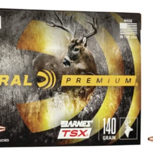 Federal P708C Premium  7mm-08Rem 140gr Barnes TSX 20 Per Box/10 Case