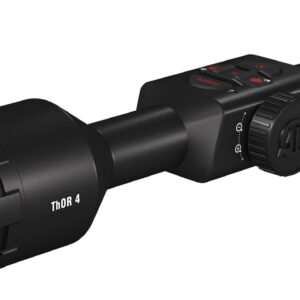ATN TIWST4384A Thor 4 384 Thermal Rifle Scope Black Anodized 4.5-18x Multi Reticle 384x288, 60Hz Resolution Features Rangefinder