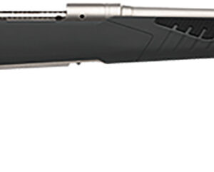 Savage Arms 57082 110 Storm Full Size 243 Win 4+1 22" Matte Stainless Button-Rifled Barrel, Matte Drilled & Tapped Stainless Steel Receiver, AccuStock Matte Gray Synthetic Stock, Right Hand