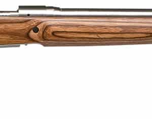 Savage Arms 18466 12 Varminter Low Profile 204 Ruger 4+1 Cap 26" 1:12" Matte Stainless Rec/Barrel Satin Brown Stock Right Hand (Full Size) with Detachable Box Magazine