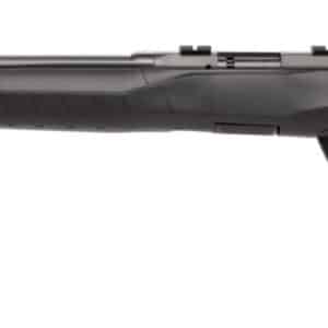 Savage Arms 70240 B Series F Full Size 22 LR 10+1 21" Matte Black Button Rifled Barrel, Matte Black Drilled & Tapped Carbon Steel Receiver, Matte Black Synthetic Stock, Left Hand