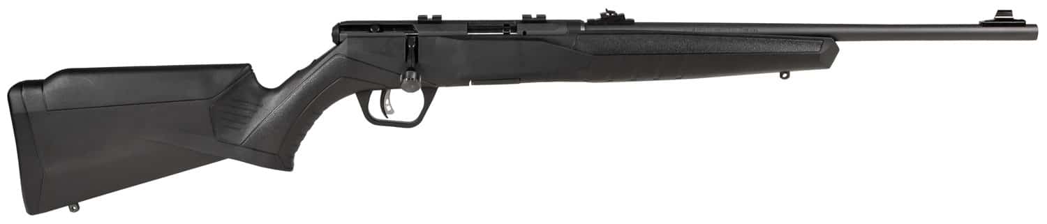 Savage Arms 70514 B Series F Compact 22 WMR 10+1 18" Matte Blued Button Rifled Barrel, Matte Blued Drilled & Tapped Carbon Steel Receiver, Matte Black Fixed Synthetic Stock, Right Hand