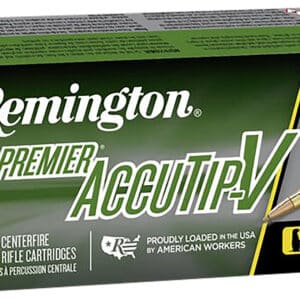 Remington Ammunition 29192 Premier Accutip-V 223Rem 55gr AccuTip V 20 Per Box/10 Case