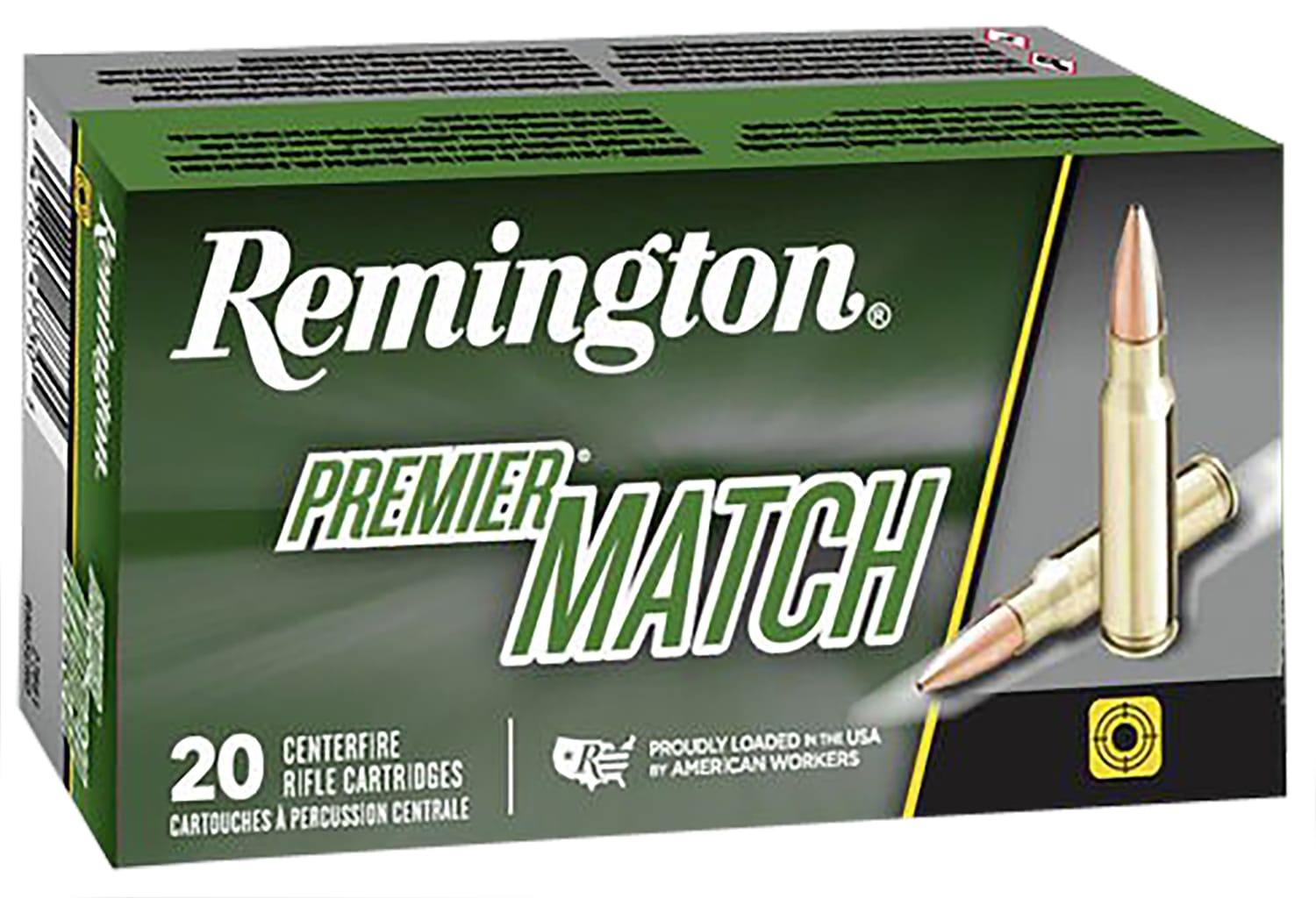 Remington Ammunition 27676 Premier Match 6.8mmRemSPC 115gr Sierra MatchKing BTHP 20 Per Box/10 Case