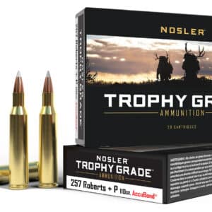 Nosler 60010 Trophy Grade  257Roberts 110gr Nosler AccuBond 20 Per Box/10 Case