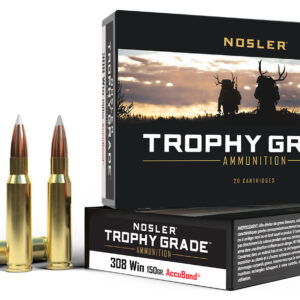 Nosler 60056 Trophy Grade  308Win 150gr Nosler AccuBond 20 Per Box/10 Case