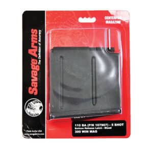 Savage Arms 55191 110BA Blued Detachable 5rd for 300 Win Mag Savage 110BA/110BA Stealth