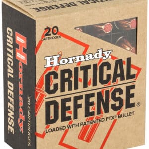 Hornady 90900 Critical Defense  45ACP 185gr Hornady Flex Tip eXpanding 20 Per Box/10 Case