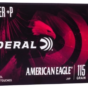Federal AE38S3 American Eagle Handgun 38Super+P 115gr Jacketed Hollow Point 50 Per Box/20 Case