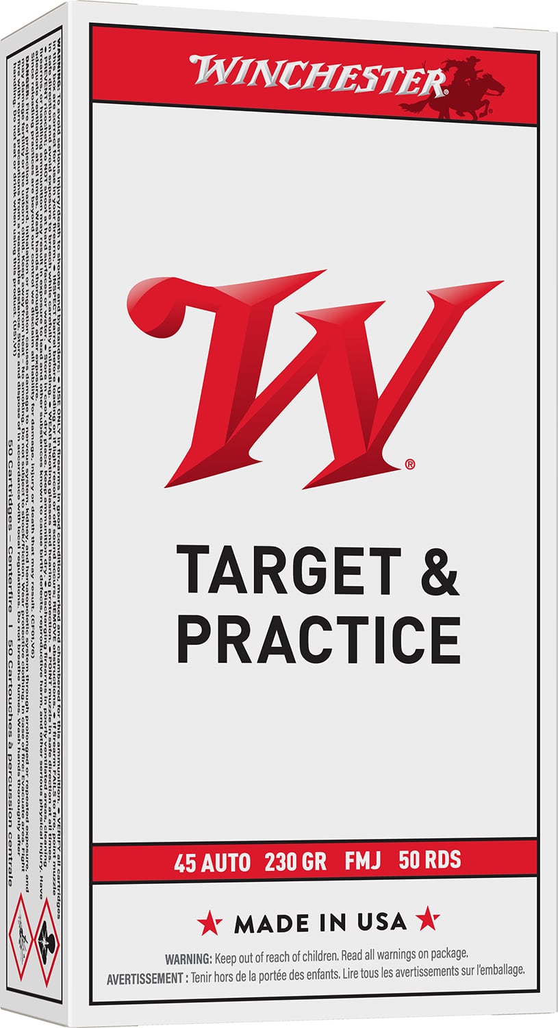 Winchester Ammo Q4170 USA 45ACP 230gr Full Metal Jacket 50 Per Box/10 Case