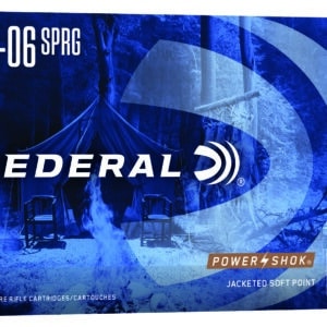 Federal 3006B Power-Shok 30-06Springfield 180gr Jacketed Soft Point 20 Per Box/10 Case