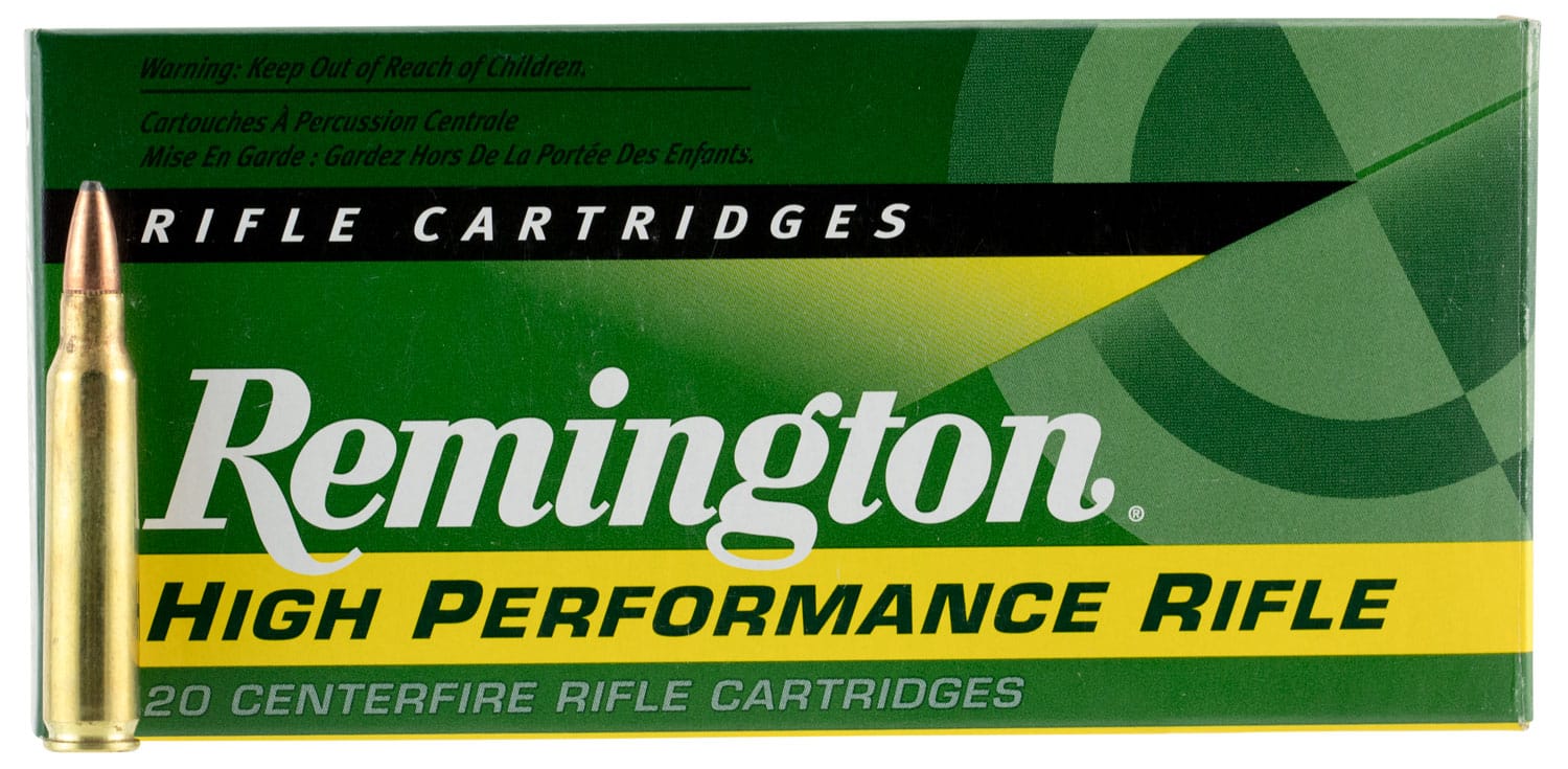Remington Ammunition 28399 High Performance Rifle 223Rem 55gr Pointed Soft Point 20 Per Box/10 Case