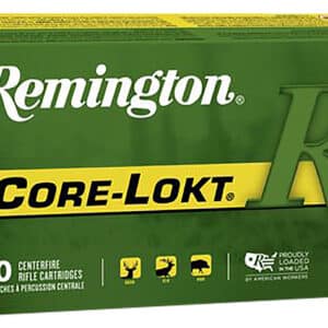 Remington Ammunition 21337 Core-Lokt 7mm-08Rem 140gr Pointed Soft Point Core-Lokt 20 Per Box/10 Case