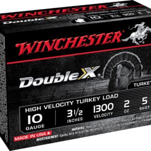 Winchester Ammo STH105 Double X High Velocity Turkey 10Gauge 3.50" 2oz 5Shot 10 Per Box/10 Case