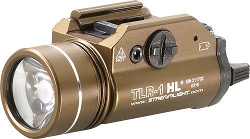 STREAMLIGHT TLR-1 HL C4 WHITE - LED LIGHT W/RAIL FDE BROWN