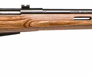 Savage Arms 19142 25 Lightweight Varminter-T Full Size 222 Rem 4+1 24" Matte Black Heavy Barrel, Matte Black Carbon Steel Receiver Drilled & Tapped, Satin Brown Thumbhole Laminate Stock, Right Hand