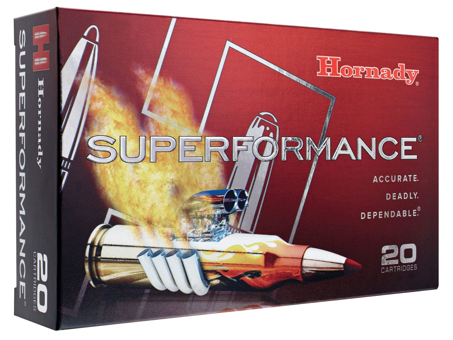 Hornady 81153 Superformance 30-06Springfield 165gr Super Shock Tip 20 Per Box/10 Case