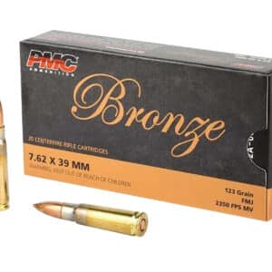 PMC 762A Bronze  7.62x39mm 123gr Full Metal Jacket 20 Per Box/25 Case