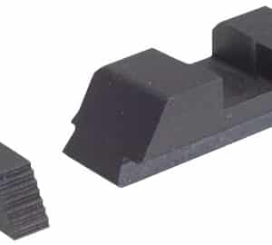 AmeriGlo GT504 Range Series Sight Set for Glock  Black Serrated Front-Black Rear