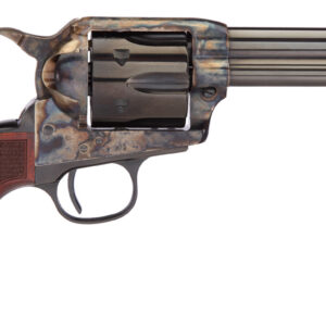 Taylors & Company 550821 Runnin Iron 45 Colt (LC) Caliber with 4.75" Blued Finish Barrel, 6rd Capacity Blued Finish Cylinder, Color Case Hardened Finish Steel Frame & Checkered Walnut Grip