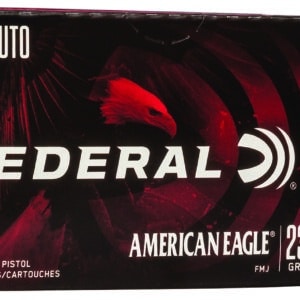 Federal AE45A100 American Eagle Handgun 45ACP 230gr Full Metal Jacket 100 Per Box/5 Case