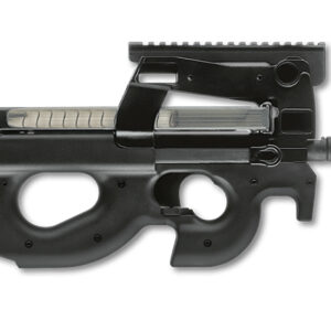 FN 3848950440 PS90  5.7x28mm 10+1 16" Black Ported Barrel, Black w/Picatinny Rail Aluminum Receiver, Matte Black Synthetic Bullpup w/Thumbhole Stock, Ambidextrous