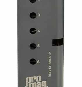 ProMag RUG13 Ruger LCP 6rd 380 ACP Blued Steel
