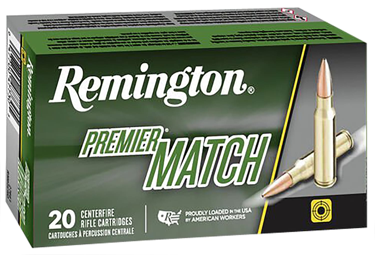 Remington Ammunition 21503 Premier Match 300Blackout 125gr Sierra MatchKing Open Tip Match 20 Per Box/10 Case