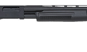 Mossberg 50121 500 FLEX All Purpose Full Size 12 Gauge Pump 3" 5+1 28" Matte Blued Vent Rib Barrel, Matte Blued Steel Receiver, Flex Black Synthetic Stock, Right Hand, Accu-Set Chokes