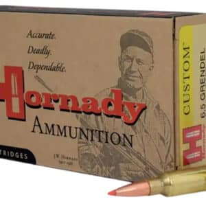 Hornady 8152 Custom 6.5Grendel 123gr Super Shock Tip 20 Per Box/10 Case