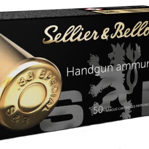 Sellier & Bellot SB38L Handgun 38Special 158gr Lead Flat Nose 50 Per Box/20 Case