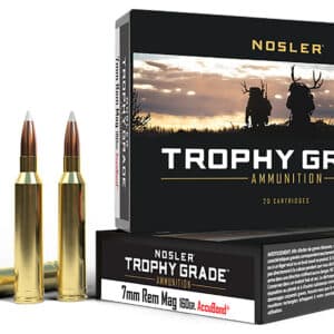 Nosler 47284 Trophy Grade 7mmRemMag 160gr Nosler AccuBond 20 Per Box/10 Case