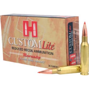 Hornady 80572 Custom Lite 7mm-08Rem 120gr Super Shock Tip 20 Per Box/10 Case