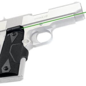Crimson Trace 0141101 Lasergrips Fits 1911 Compact, Green Laser Black Polymer