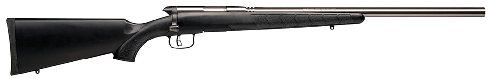 Savage Arms 96915 B.MAG Full Size 17 WSM 8+1 22" Matte Heavy Barrel, Matte Drilled & Tapped Stainless Steel Receiver, Matte Black Fixed Synthetic Stock, Right Hand