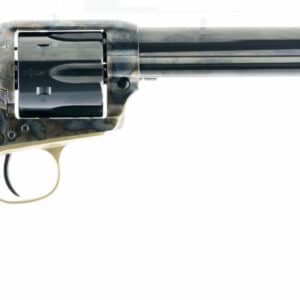 Taylors & Company 550851 Ranch Hand 45 Colt (LC) Caliber with 7.50" Blued Finish Barrel, 6rd Capacity Blued Finish Cylinder, Color Case Hardened Finish Steel Frame & Walnut Grip