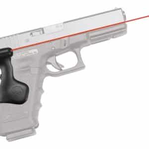 Crimson Trace 0167101 Lasergrips  Compatible w/ Glock Gen3/4/5 Full Size, Red Laser Black Polymer
