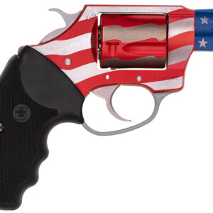 Charter Arms 23872 Undercover The Old Glory Small 38 Special, 5 Shot 2" American Flag Stainless Steel Barrel & Cylinder, American Flag Aluminum Frame w/Black Finger Grooved Rubber Grip, Exposed Hammer