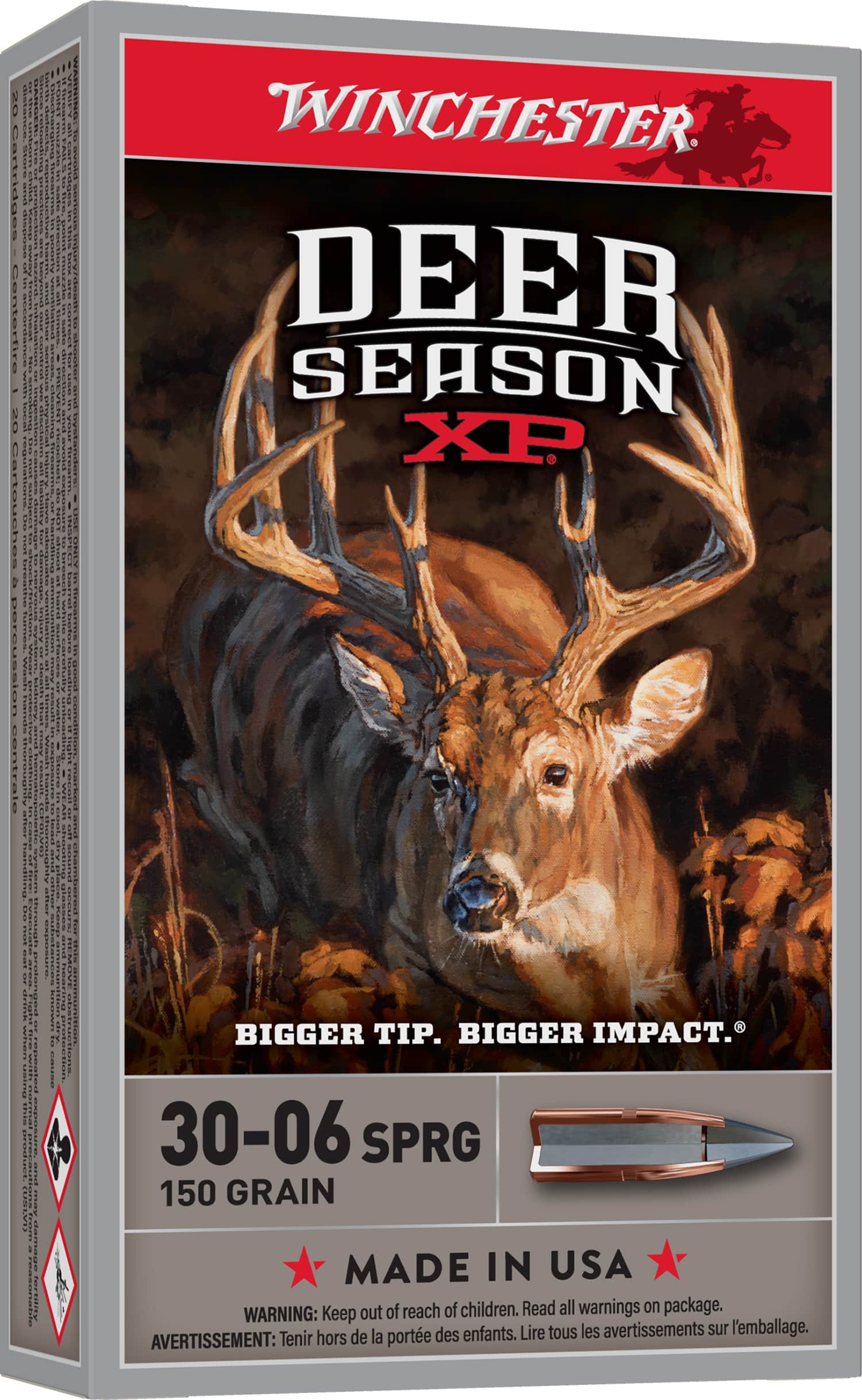 Winchester Ammo X3006DS Deer Season XP 30-06Springfield 150gr Extreme Point 20 Per Box/10 Case