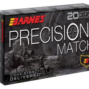 Barnes Bullets 30818 Precision Match 308Win 175gr Open Tip Match Boat Tail 20 Per Box/10 Case