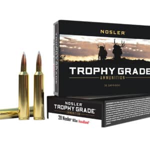 Nosler 60035 Trophy Grade 28Nosler 160gr Nosler AccuBond 20 Per Box/10 Case