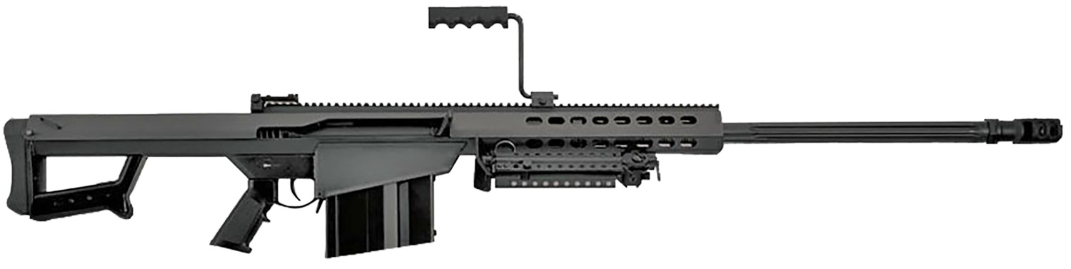 Barrett 13316 M82A1  50 BMG 10+1 29" Chrome-Lined Fluted Barrel, Black Cerakote Steel Receiver, Fixed Synthetic Stock w/Sorbothane Recoil Pad, Includes Hard Carry Case