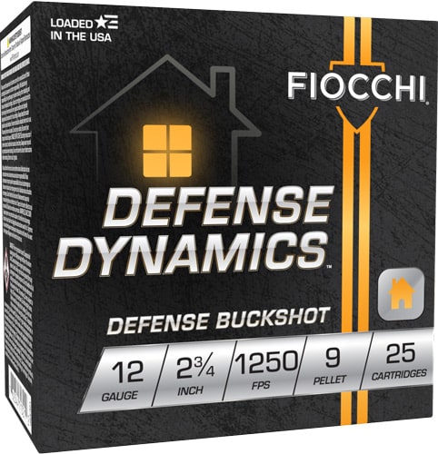 FIOCCHI 12GA 2.75" #1 BUCK - 25RD 10BX/CS