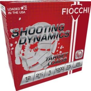 FIOCCHI 12GA 2.75" 1OZ #7.5 - 1200FPS 250RD CASE LOT