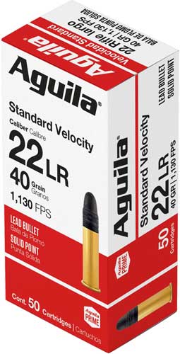 AGUILA STANDARD-VEL 22LR 40GR - LEAD-RN 2000RD CASE LOT