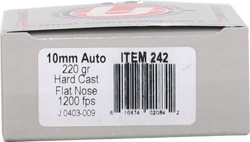 UNDERWOOD 10MM 220GR HARD CAST - LEAD-FN 20RD 10BX/CS - Image 2