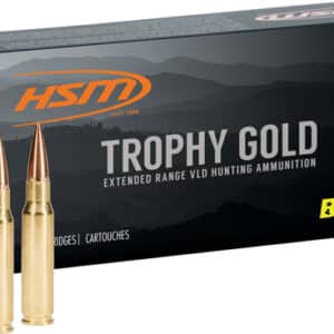 HSM TROPHY GOLD 28 NOSLER - 168GR BERGER VLD 20RD 20BX/CS