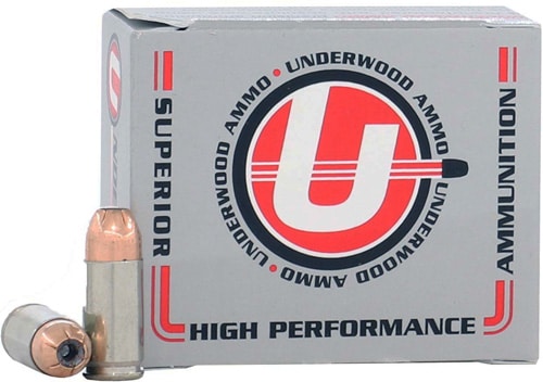 UNDERWOOD 45 ACP +P 185GR JHP - 20RD 10BX/CS